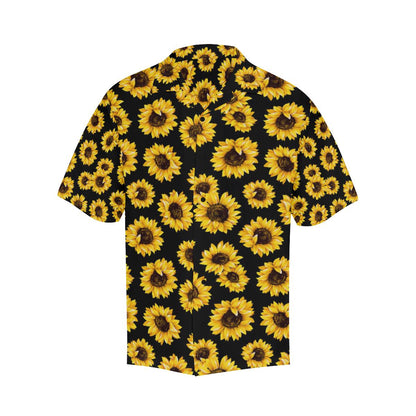 Sunflower Pattern Print Design SF05 Men Hawaiian Shirt-JorJune