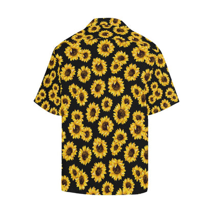 Sunflower Pattern Print Design SF05 Men Hawaiian Shirt-JorJune