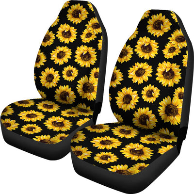 Sunflower Pattern Print Design SF05 Universal Fit Car Seat Covers-JorJune