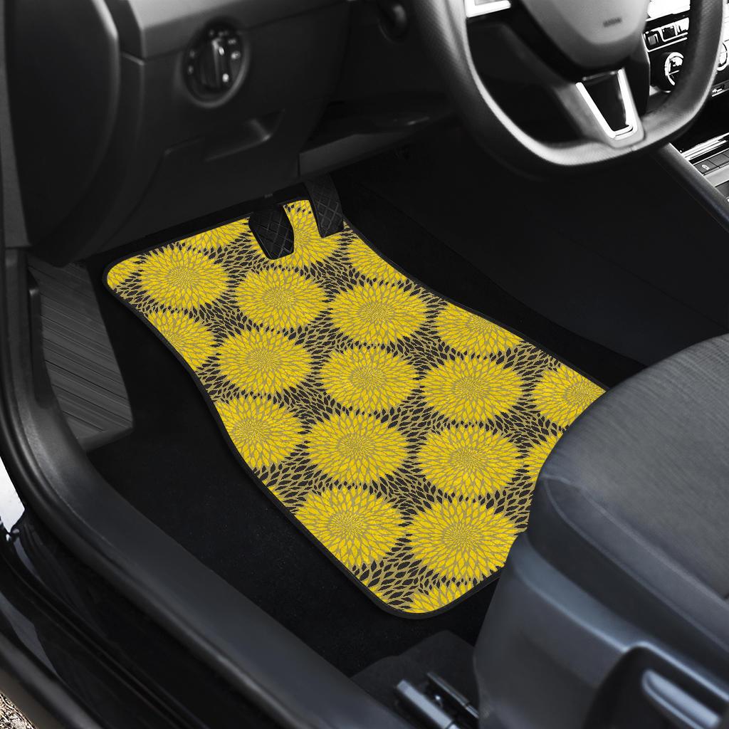 Sunflower Pattern Print Design SF06 Car Floor Mats-JORJUNE.COM
