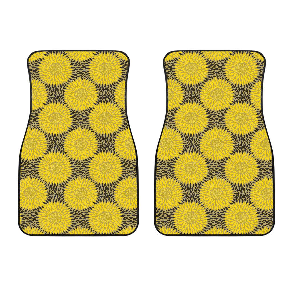 Sunflower Pattern Print Design SF06 Car Floor Mats-JORJUNE.COM