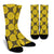 Sunflower Pattern Print Design SF06 Crew Socks-JORJUNE.COM