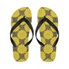 Sunflower Pattern Print Design SF06 Flip Flops-JorJune