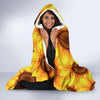 Sunflower Pattern Print Design SF07 Hooded Blanket-JORJUNE.COM