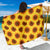 Sunflower Pattern Print Design SF07 Sarong Pareo Wrap-JORJUNE.COM