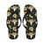 Sunflower Pattern Print Design SF08 Flip Flops-JorJune