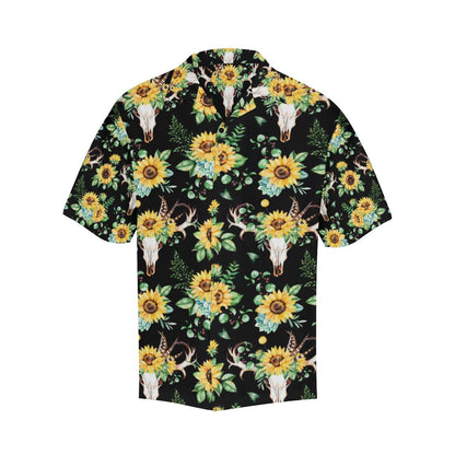 Sunflower Pattern Print Design SF08 Men Hawaiian Shirt-JorJune