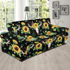 Sunflower Pattern Print Design SF08 Sofa Slipcover-JORJUNE.COM