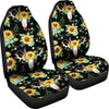 Sunflower Pattern Print Design SF08 Universal Fit Car Seat Covers-JorJune