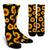 Sunflower Pattern Print Design SF09 Crew Socks-JORJUNE.COM