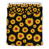 Sunflower Pattern Print Design SF09 Duvet Cover Bedding Set-JORJUNE.COM