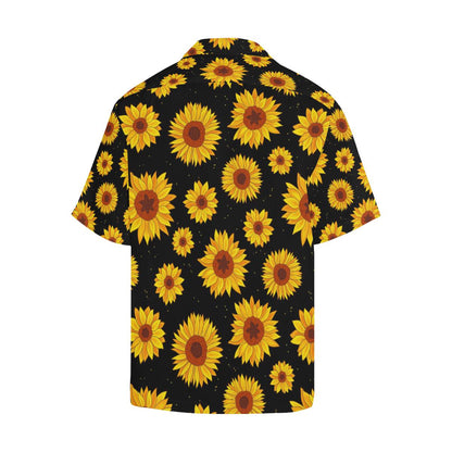 Sunflower Pattern Print Design SF09 Men Hawaiian Shirt-JorJune