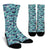 Surf Blue Wave Crew Socks