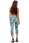 Surf Blue Wave Women Capris