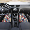 Surf board Pattern Front and Back Car Floor Mats