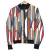 Surf Board Pattern Men Casual Bomber Jacket