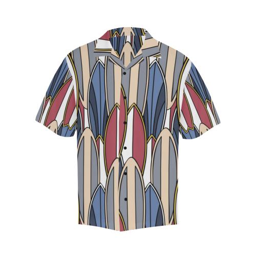 Surf board Pattern Men Hawaiian Shirt
