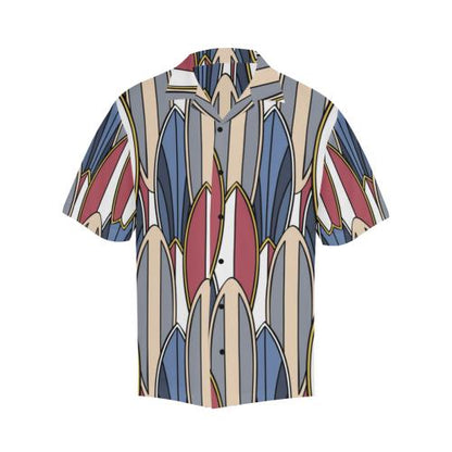 Surf board Pattern Men Hawaiian Shirt