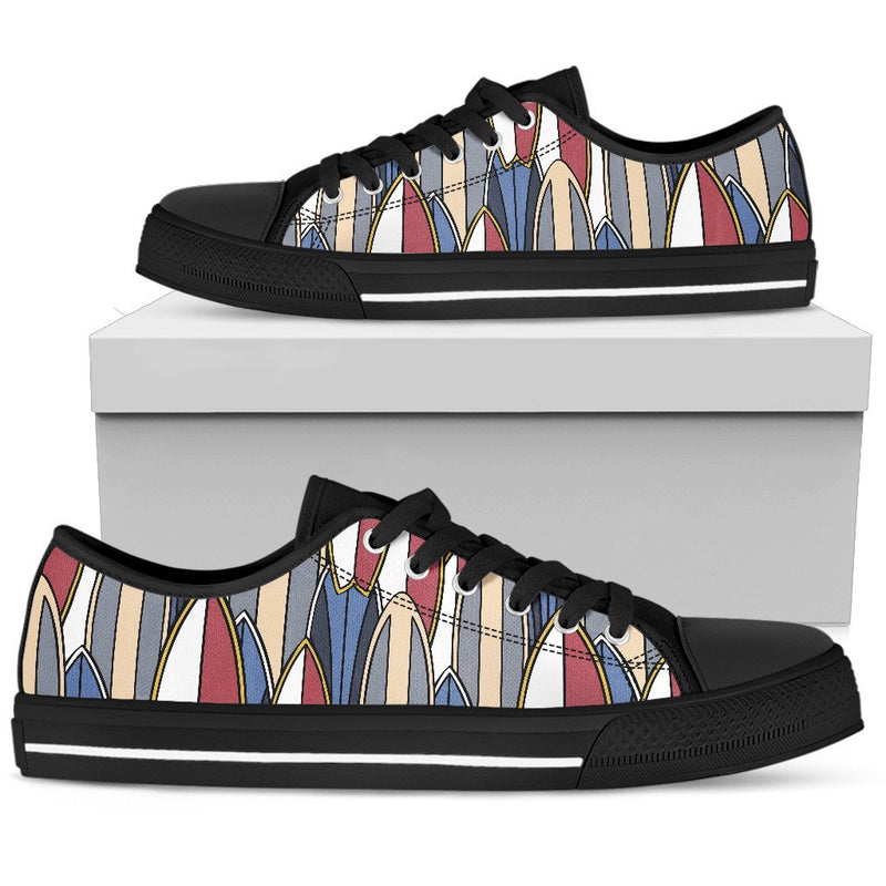 Surf board Pattern Men Low Top Shoes