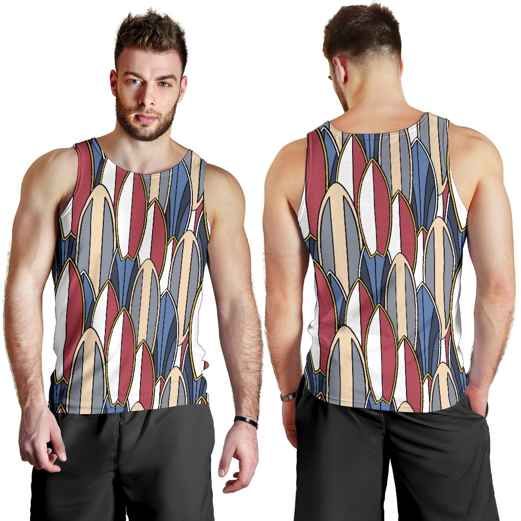 Surf board Pattern Men Tank Top