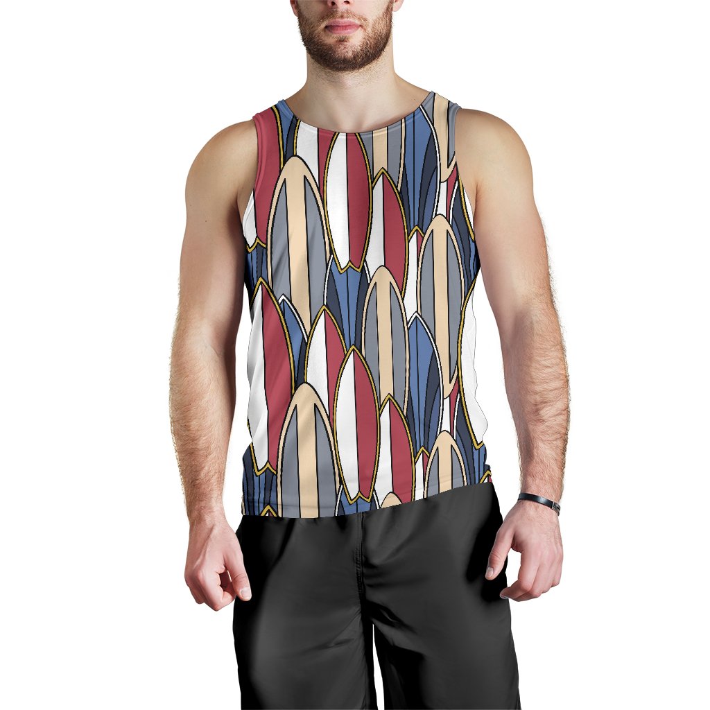 Surf board Pattern Men Tank Top