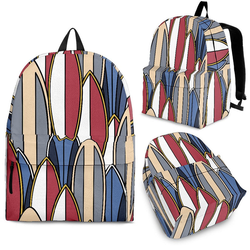 Surf board Pattern Premium Backpack