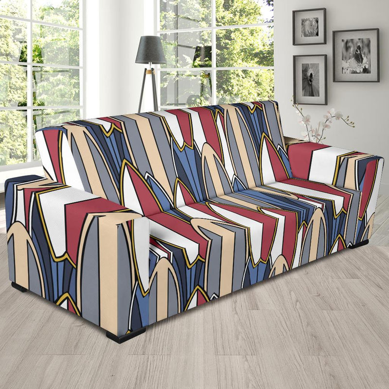 Surf board Pattern Sofa Slipcover-JORJUNE.COM