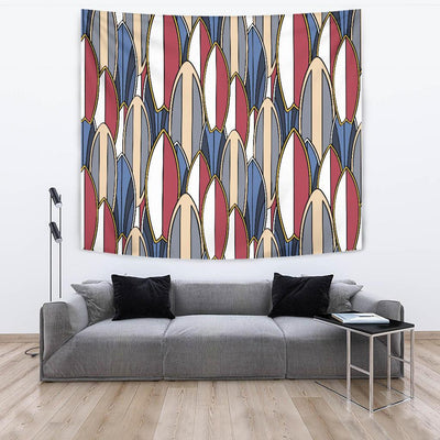 Surf board Pattern Tapestry