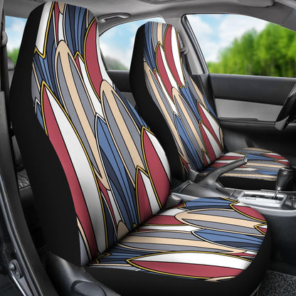 Surf Board Pattern Universal Fit Car Seat Covers