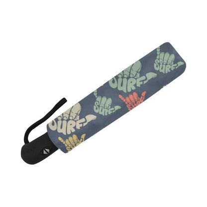 Surf Hand sign Automatic Foldable Umbrella