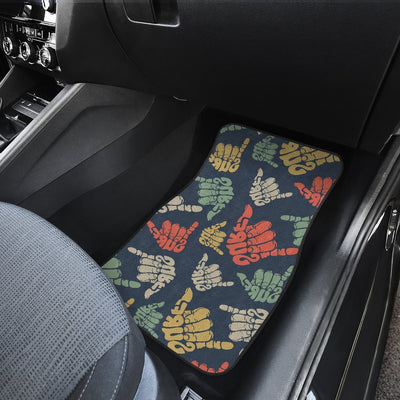 Surf Hand Sign Car Floor Mats