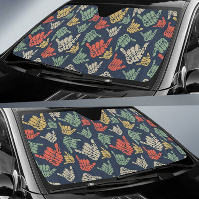 Surf Hand Sign Car Sun Shade-JorJune