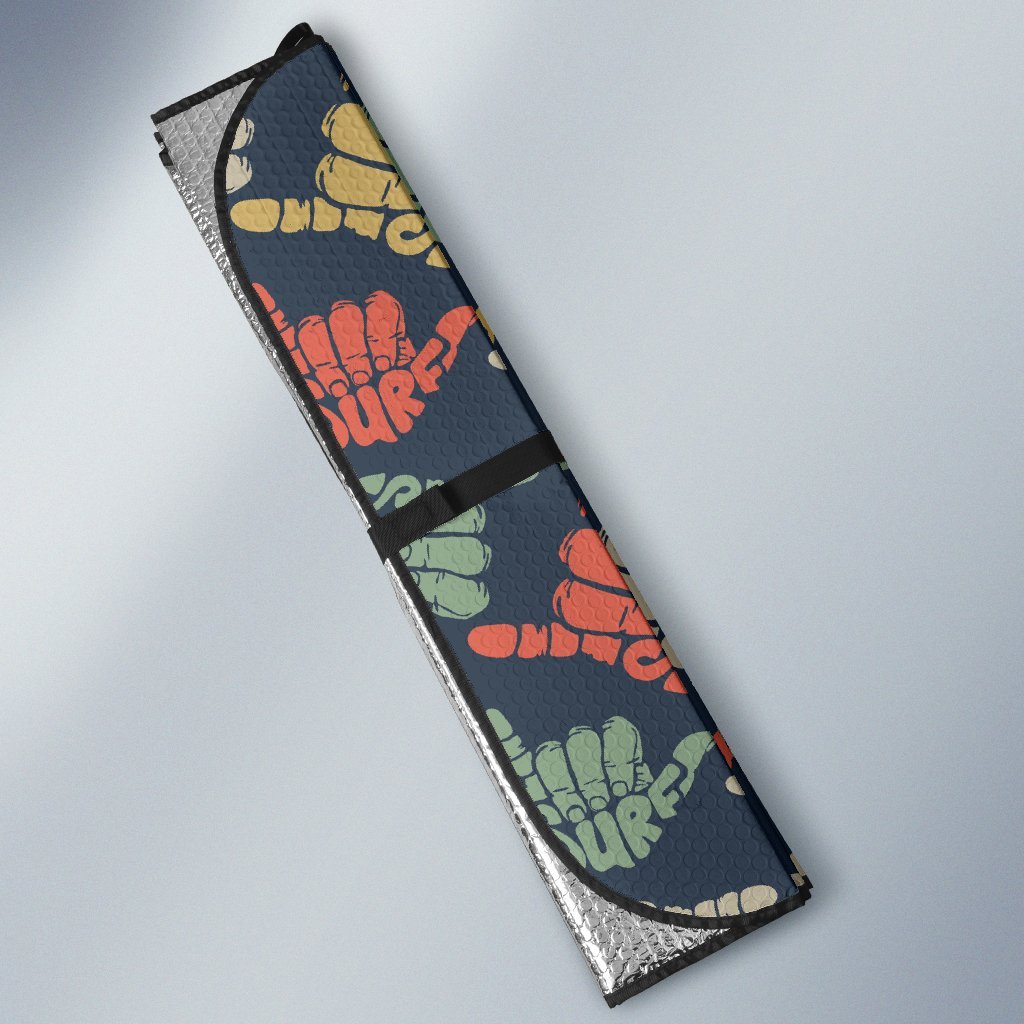 Surf Hand Sign Car Sun Shade-JorJune