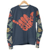 Surf Hand Sign Men Crewneck Sweatshirt