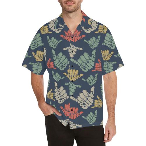 Surf Hand sign Men Hawaiian Shirt