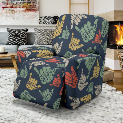 Surf Hand sign Recliner Slipcover-JORJUNE.COM