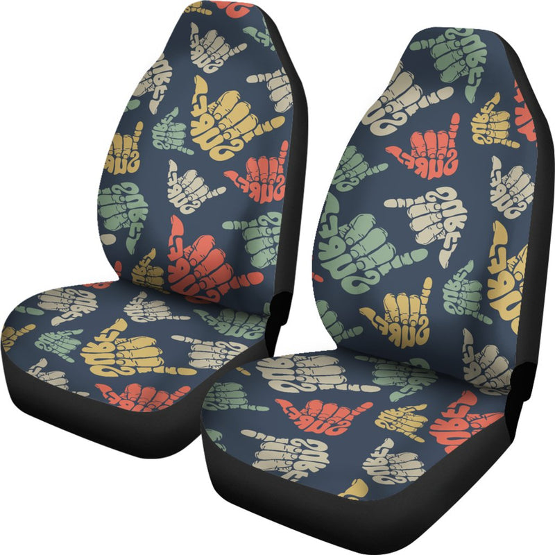 Surf Hand Sign Universal Fit Car Seat Covers