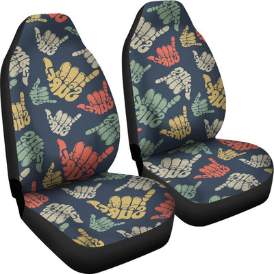 Surf Hand Sign Universal Fit Car Seat Covers