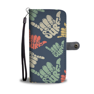 Surf Hand Sign Wallet Phone Case