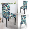 Surf Wave Pattern Dining Chair Slipcover-JORJUNE.COM