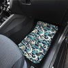 Surf Wave Pattern Front and Back Car Floor Mats