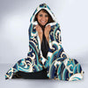 Surf Wave Pattern Hooded Blanket-JORJUNE.COM