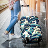 Surf Wave Pattern Luggage Cover Protector