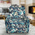 Surf Wave Pattern Recliner Slipcover-JORJUNE.COM