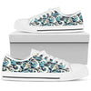 Surf Wave Pattern Women Low Top Shoes