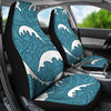 Surf Wave Tribal Design Universal Fit Car Seat Covers-JorJune