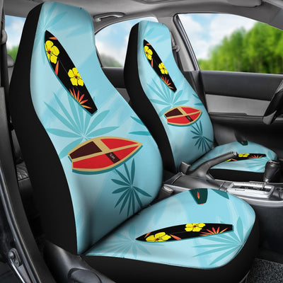 Surfboard Themed Pattern Universal Fit Car Seat Covers-JorJune