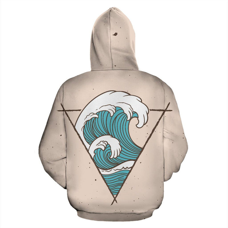 Surfing All Over Print Hoodie
