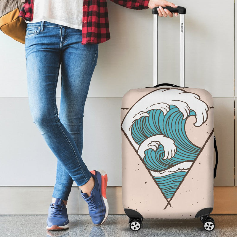 Surfing Luggage Cover Protector