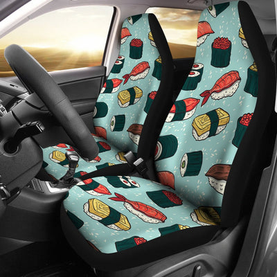 Sushi Pattern Design Universal Fit Car Seat Covers-JorJune